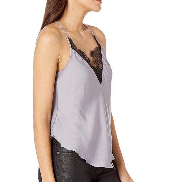 NWT Free People starlight lace mauve cami - Picture 3 of 7